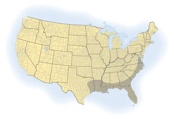 Centipede Grass Map