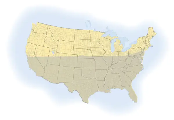 Meyer Zoysia Grass Map