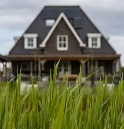 House with Grass